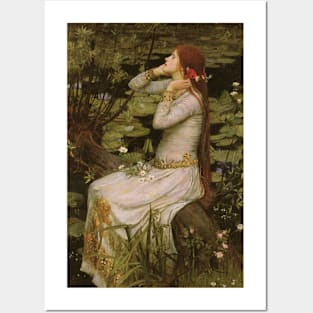 Ophelia (aka By The Pond) by John William Waterhouse Posters and Art